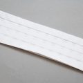 triple row cotton hook and eye tape HC-390 white from Bra-Makers Supply front attached shown