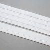 triple row cotton hook and eye tape HC-390 white from Bra-Makers Supply front separated shown
