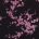 chinese brocade-polyester pink on black plum blossom FBP-25.9841 from Bra-Makers Supply