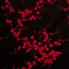 chinese brocade-polyester red on black plum blossom FBP-25.9847 from Bra-Makers Supply