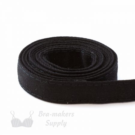 cotton boning casing BT-09 black from Bra-Makers Supply 1 metre roll shown