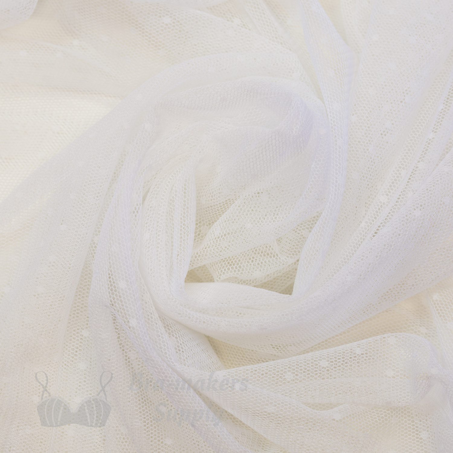 Swiss Dot Tulle Fabric a classic stretch tulle fabric BraMakers Supply