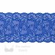 six inch white royal blue floral stretch lace LS-63.6710 from Bra-Makers Supply