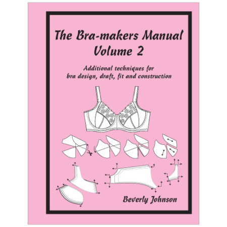Bra-Makers Manual by Beverly Johnson from Bra-Makers Supply volume 2 book english front cover graphic shown