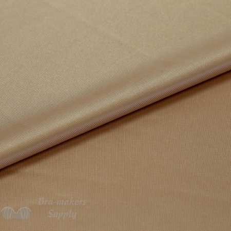 Light Copper Duoplex on fold bra cup fabric non stretch Bra Makers Supply Low stretch Material skin tone