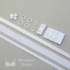 White Small Bralette Findings Kit Bra-Makers Supply