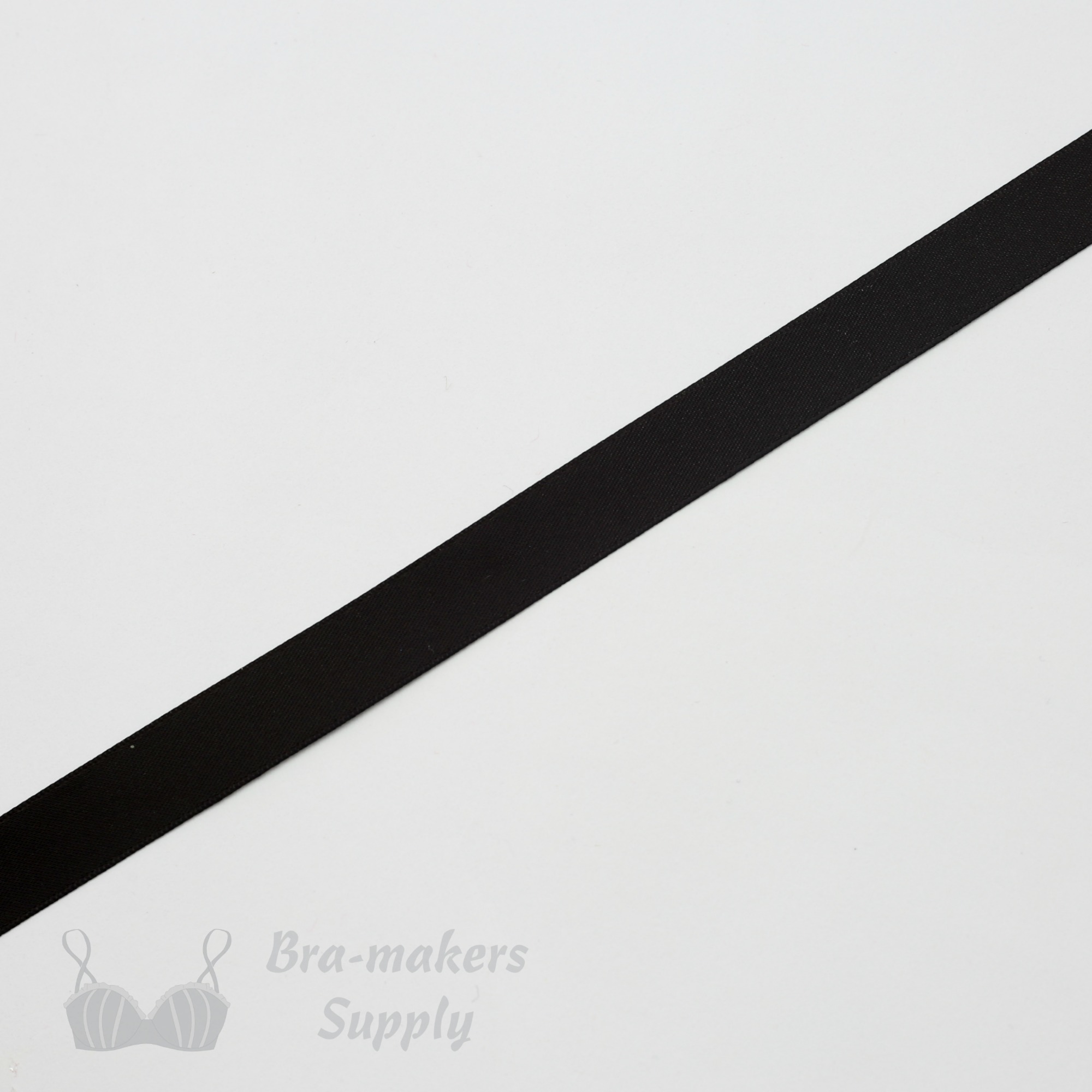 1.5 Black Double Face French Satin Ribbon