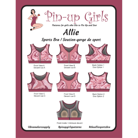 Bra Making Supplies Pin-Up Girls: Classic Full Band Bra Making