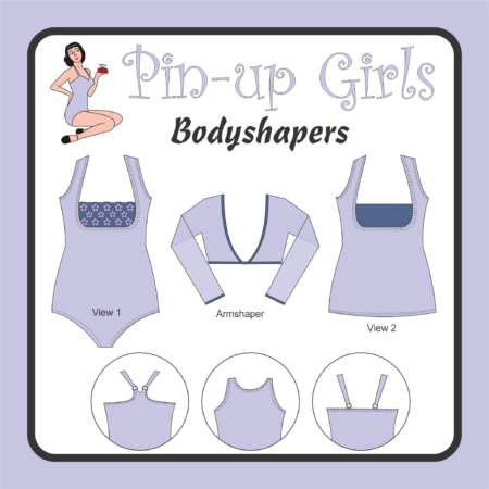 Pin-up Girls Sharon Front Closing Demi Bra Sewing Pattern – WeSewRetro