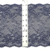 Eight Inch Navy Floral Stretch Lace Bra-makers Supply