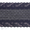 Eight Inch Navy Pink Floral Swiss Dot Stretch Lace Bra-makers Supply