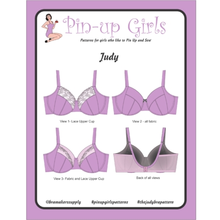 Judy Partial Band Bra Pattern