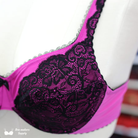 Linda Partial Band Underwired Bra Pattern Bra Makers Supply