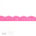One Inch Candy Pink Stretch Scalloped Lace Trim Bra-makers Supply