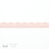 One Inch Pink Stretch Scalloped Lace Trim Bra-makers Supply