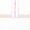 One Inch Pink Stretch Scalloped Lace Trim Bra-makers Supply
