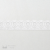 One Inch White Stretch Cameo Lace Trim