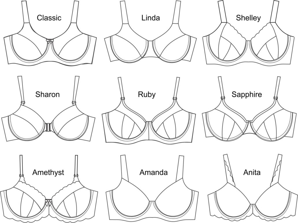 metal free bras