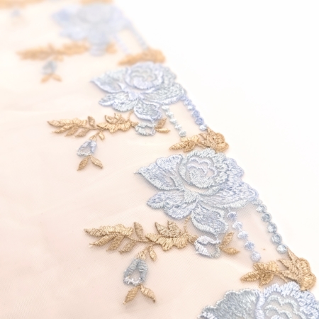 8 Inch Embroidered Lace
