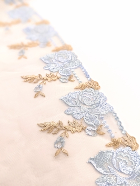 8 Inch Embroidered Lace