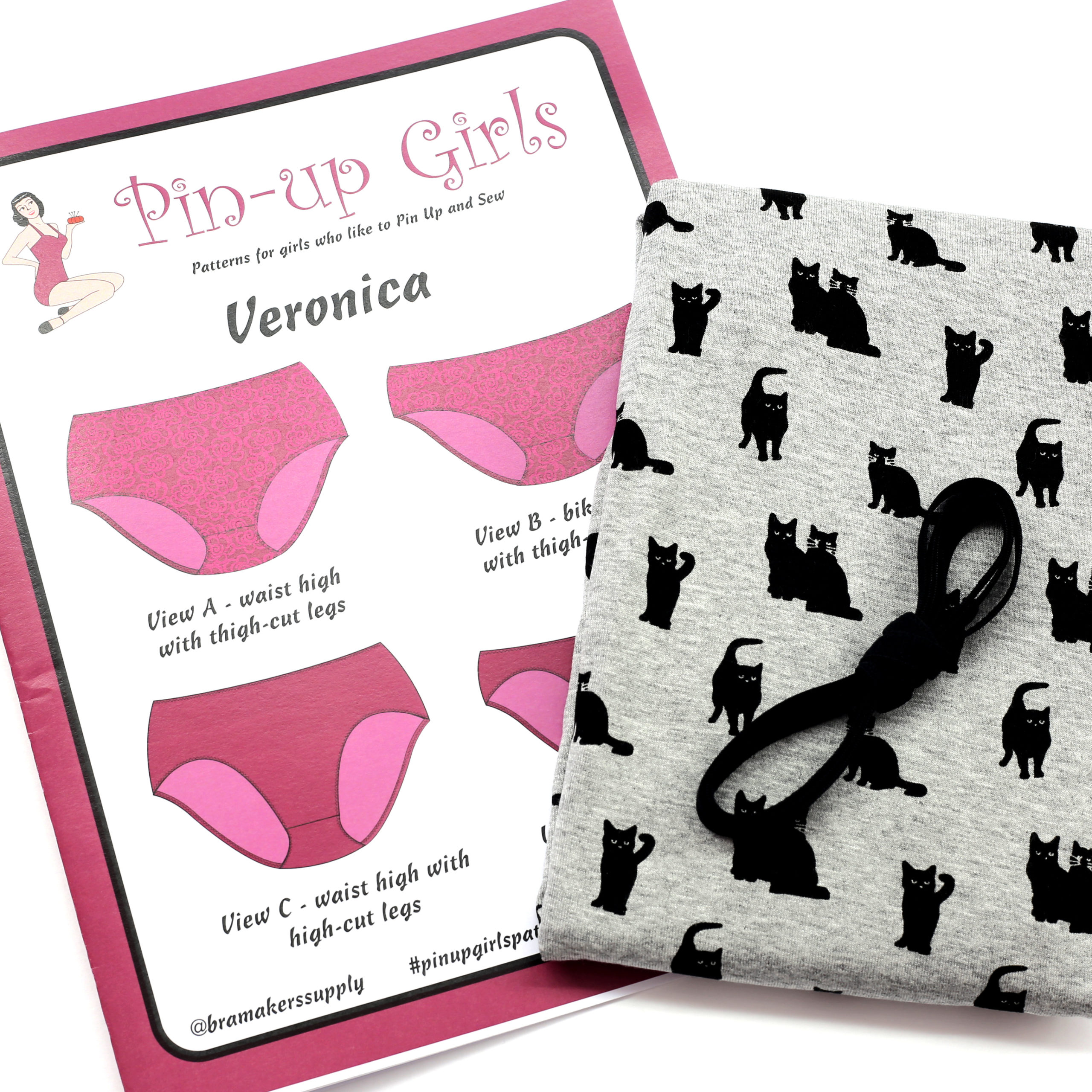 Rayon Fabric Underwear Kit With Pattern – Bra-makers Supply the leading ...