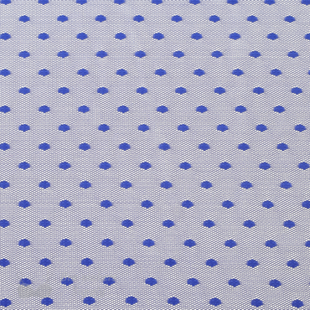 Royal Blue Fun Dot Mesh Fabric Bra-makers Supply