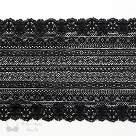 Black Edge Lace Trim - 0.5 (BK0012E01)