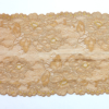 Six Inch Dark Beige Gold Floral Stretch Lace Bra-makers Supply