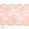 Six Inch Light Coral Delicate Floral Stretch Lace Bra-makers Supply