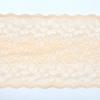 Six Inch Peach Ivory Floral Stretch Lace Bra-makers Supply