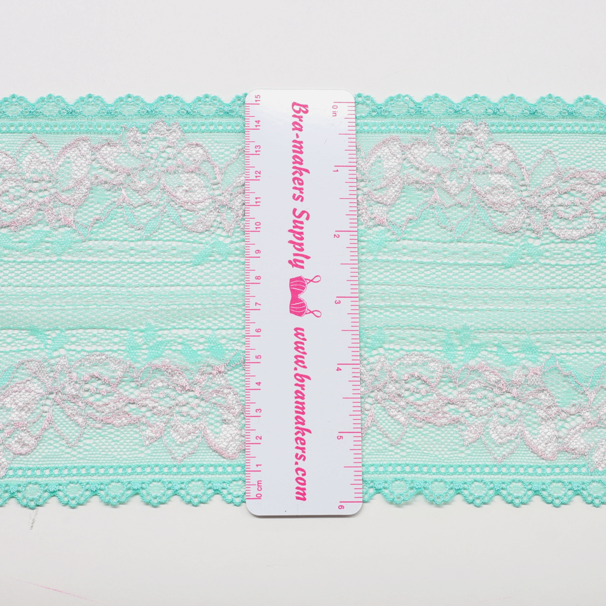 green stretch lace