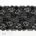 Six Inch Silver Black Border Floral Stretch Lace Bra-makers Supply