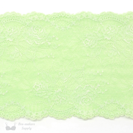 Six Inch Spearmint Green Stretch Lace