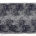 Ten Inch Indigo Silver Floral Stretch Lace Bra-makers Supply