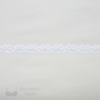 Three Quarters Inch White Stretch Lace Edging