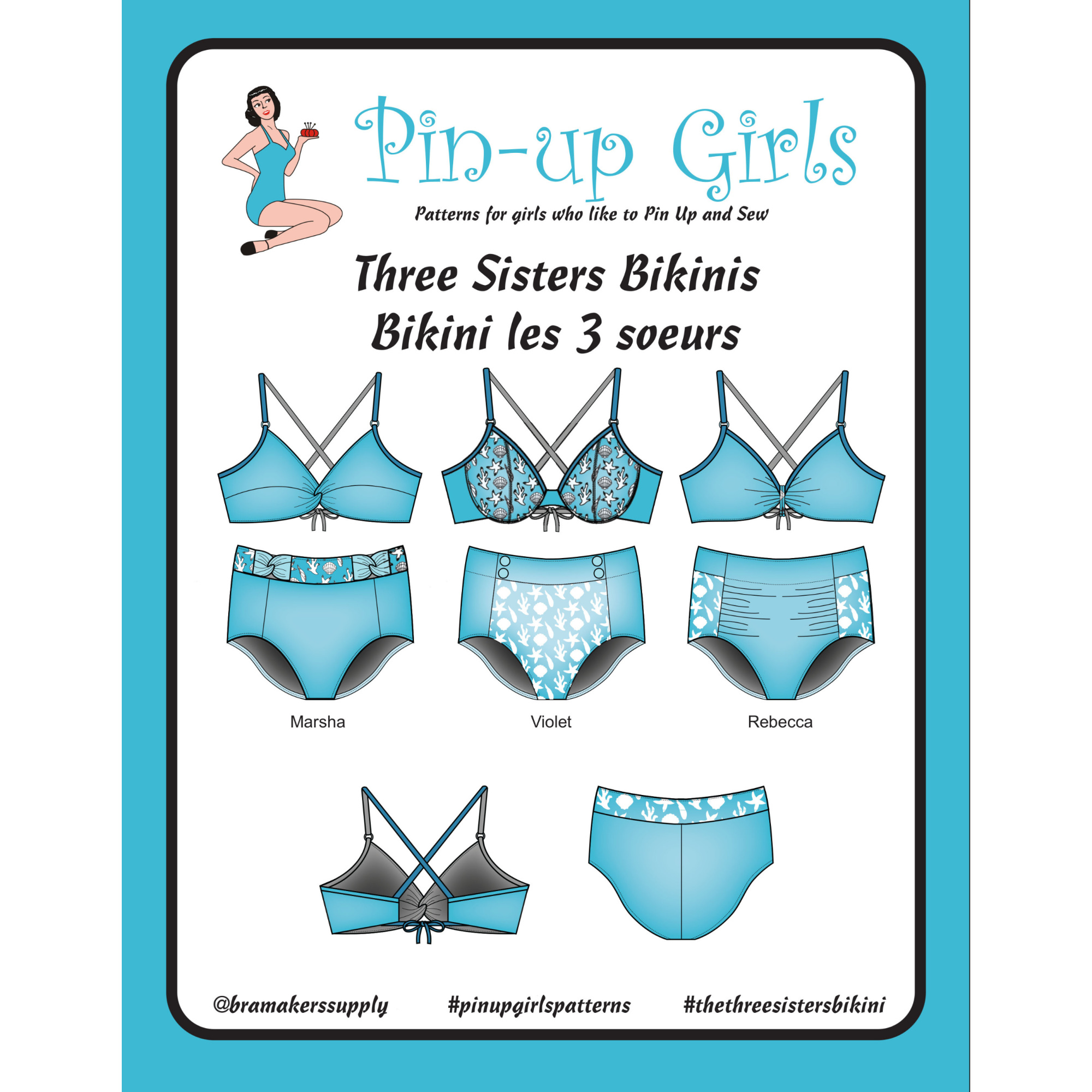 Three Sisters Bikini Pattern - Bra-Makers Supply