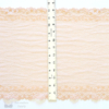 Twelve Inch Beige Star Stretch Lace