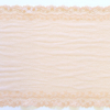 Twelve Inch Beige Star Stretch Lace