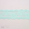 Two Inch Light Aqua Floral Galloon Stretch Lace Bra-makers Supply