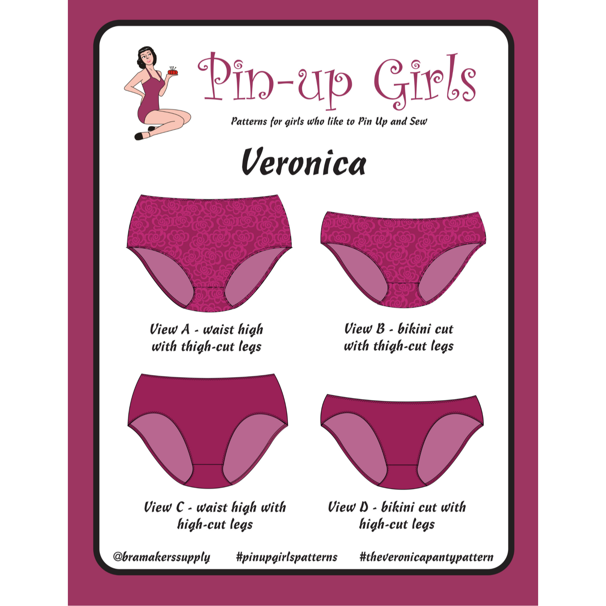 Pin-Up Girls: Boy Shorts Collection from CorsetMakingSupplies.com